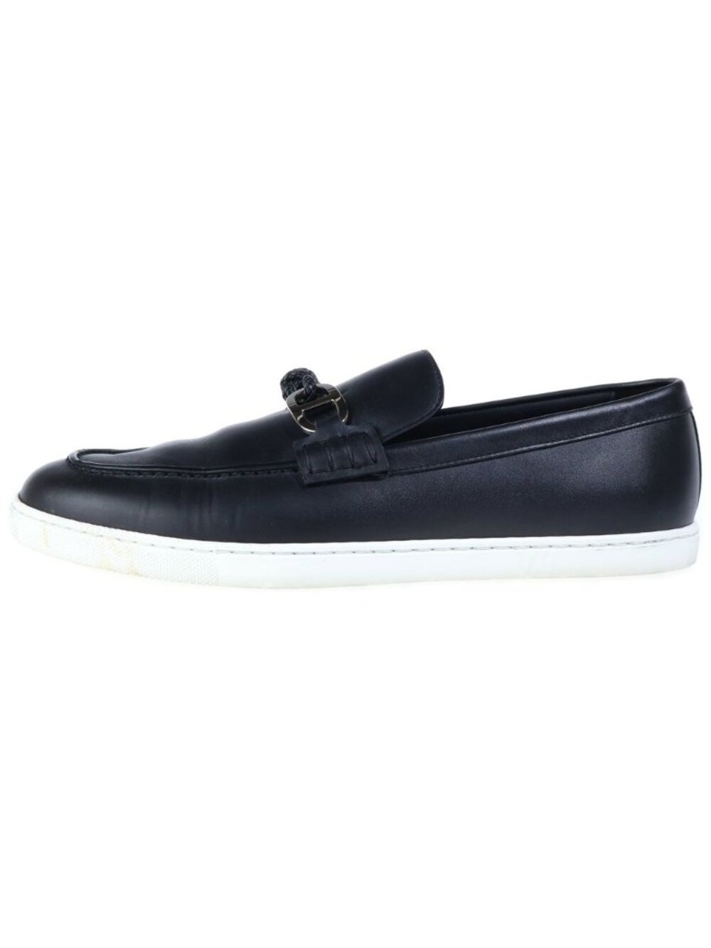 Hermes Moccasins Ignacio Leather Deck Shoes Low-Top Sneakers